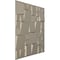 Ekena Millwork 19 5/8in. W x 19 5/8in. H Modern Square EnduraWall Decorative 3D Wall Panel Covers 2.67 Sq. Ft. WP20X20MSCSV - alternate 2